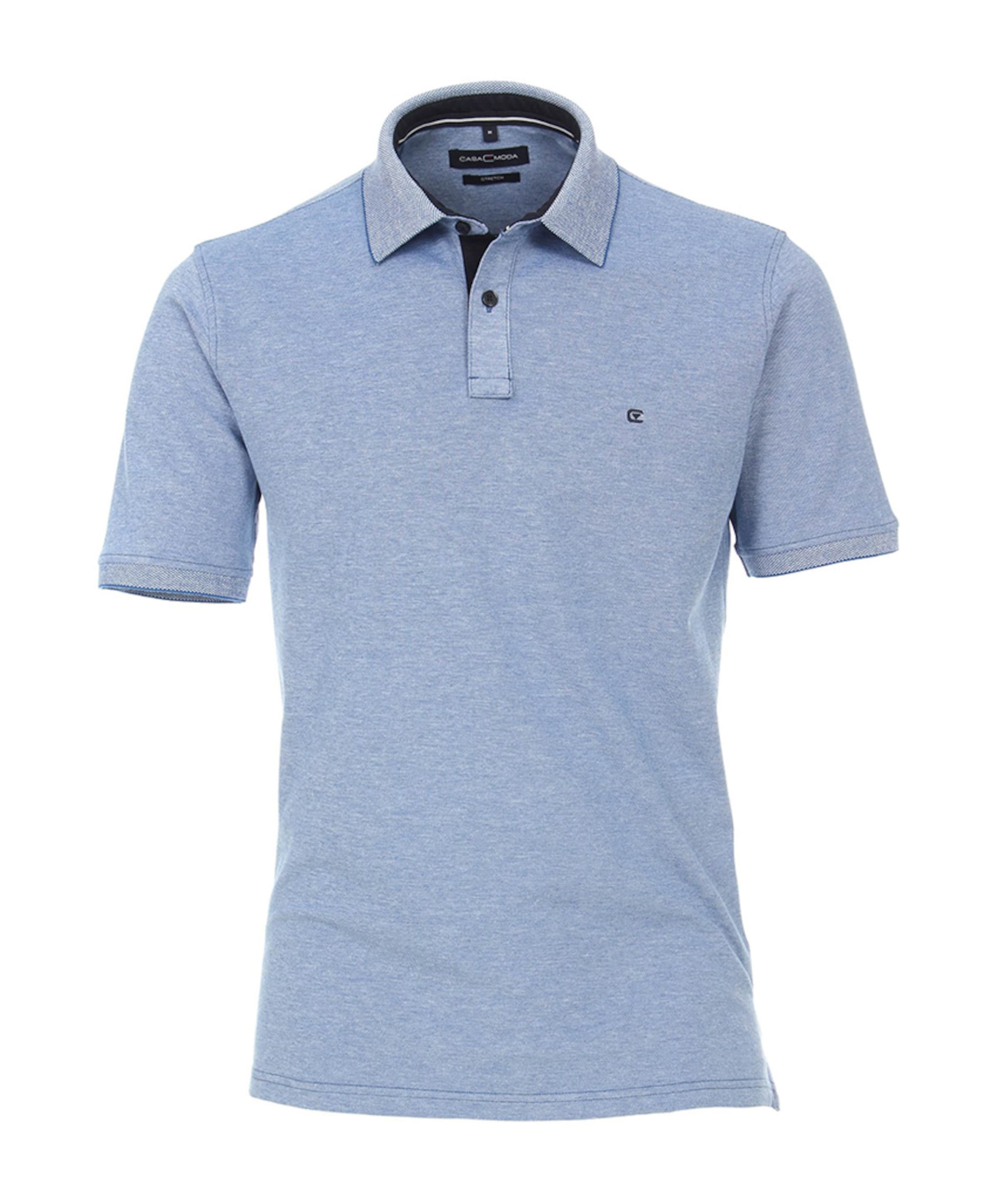 Heren polo blauw