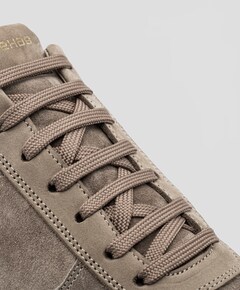 OLIVER MID SUE NUB heren sneakers beige