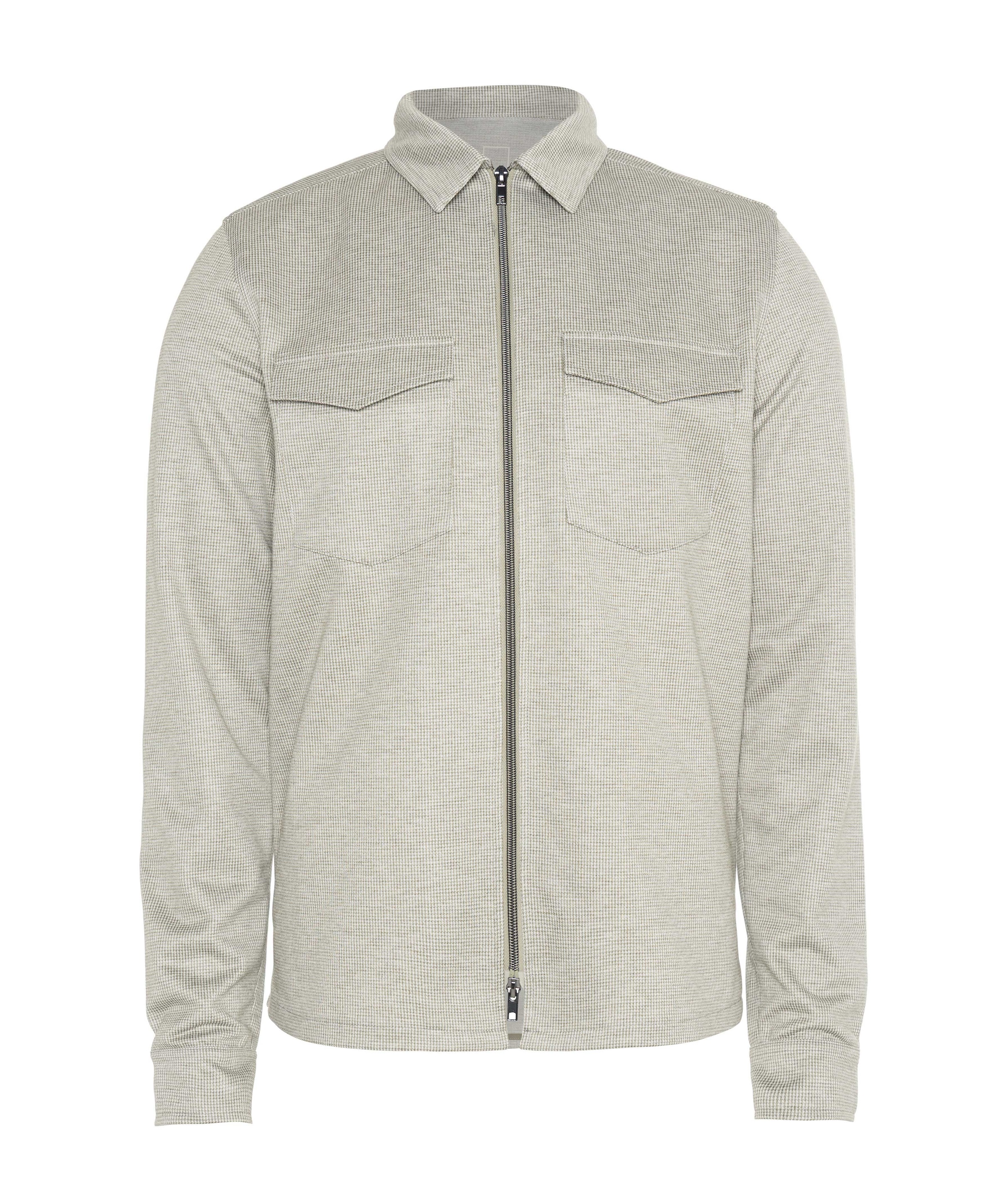 Heren overshirt bruin