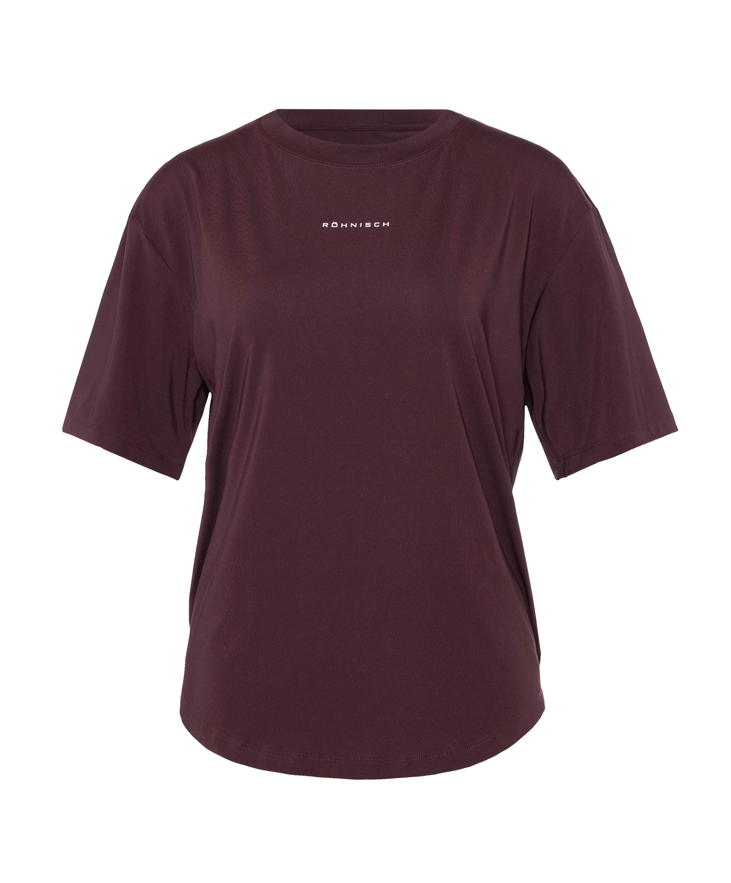 Dames t-shirt bordeaux