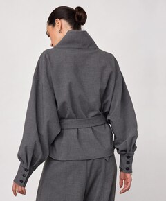 Dames blouse grijs