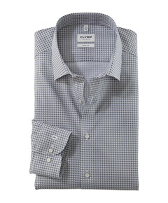 Heren overhemd lange mouw groen