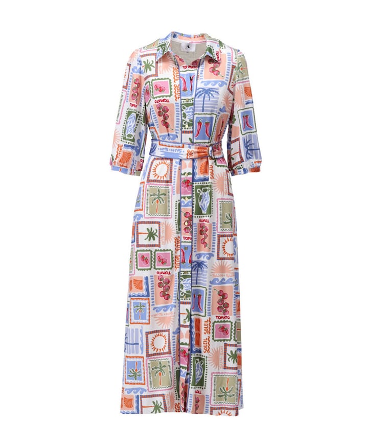 Dames jurk multicolor