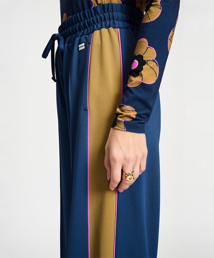 Colourblock Nightfall broek blauw