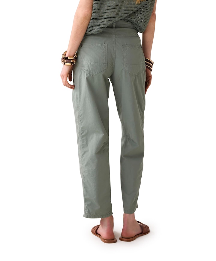Cocoon summer plain weave broek groen