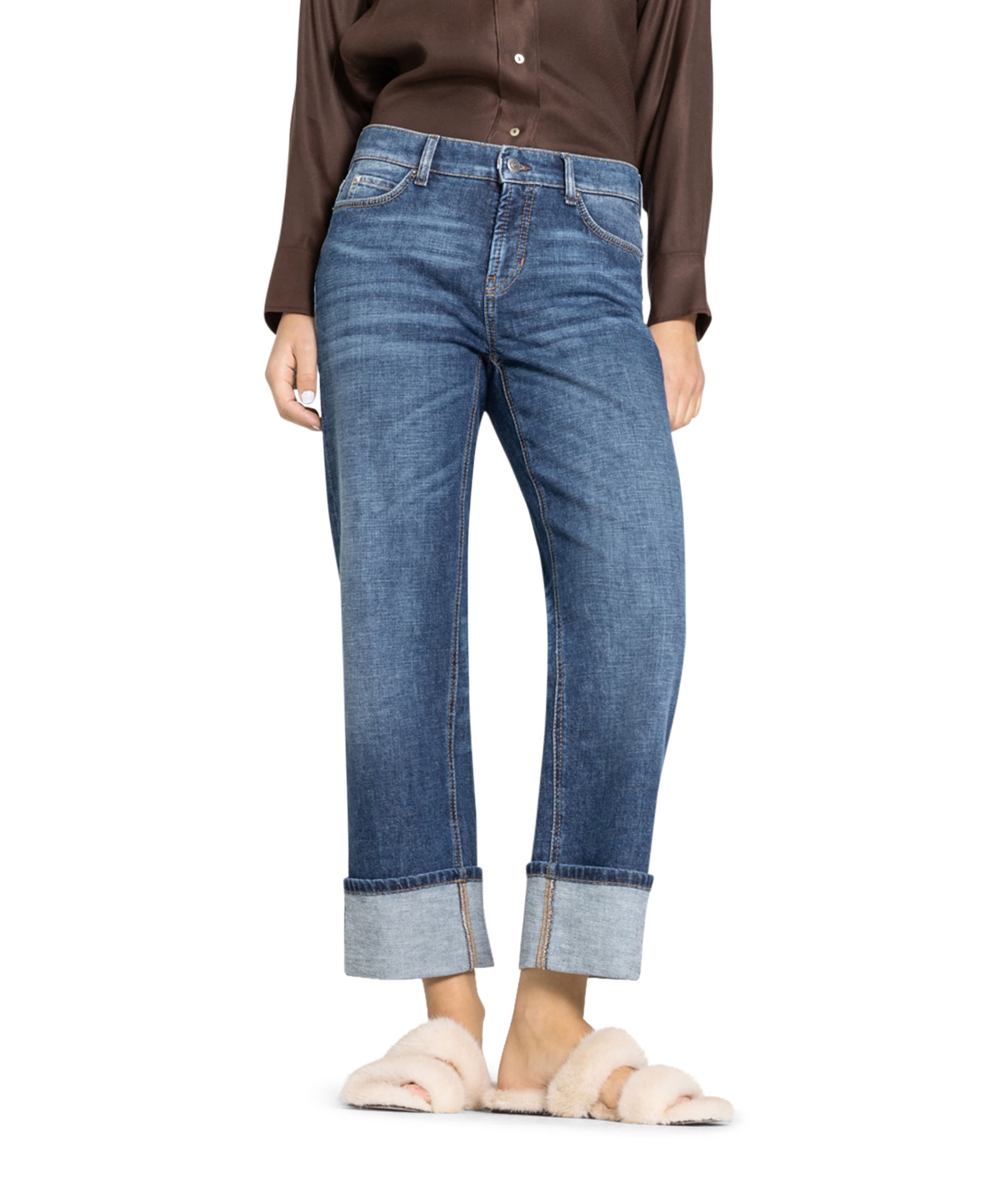 Kerry straight dames jeans blauw