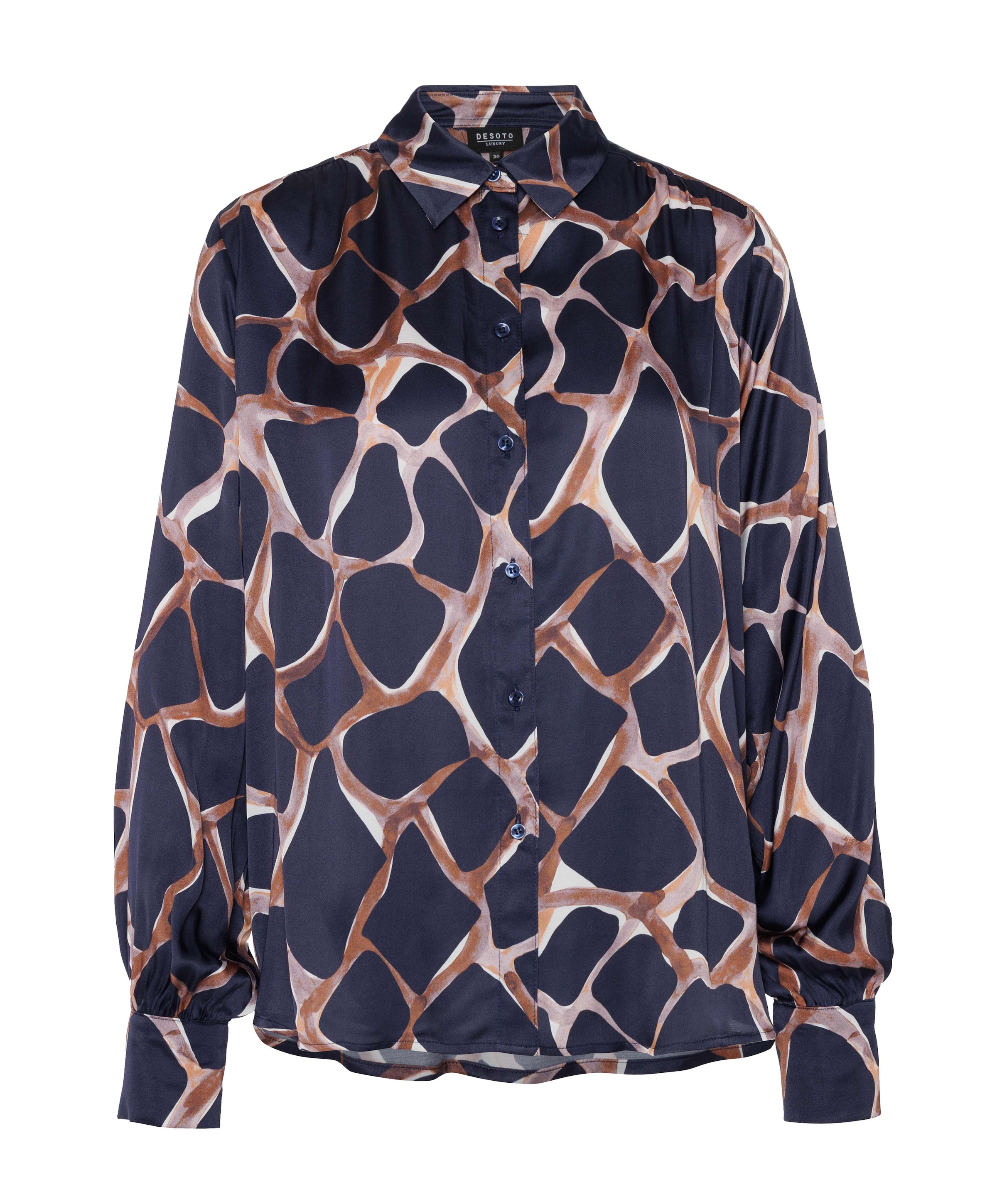 Dames blouse blauw
