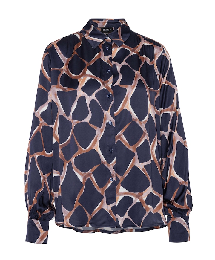 Dames blouse blauw