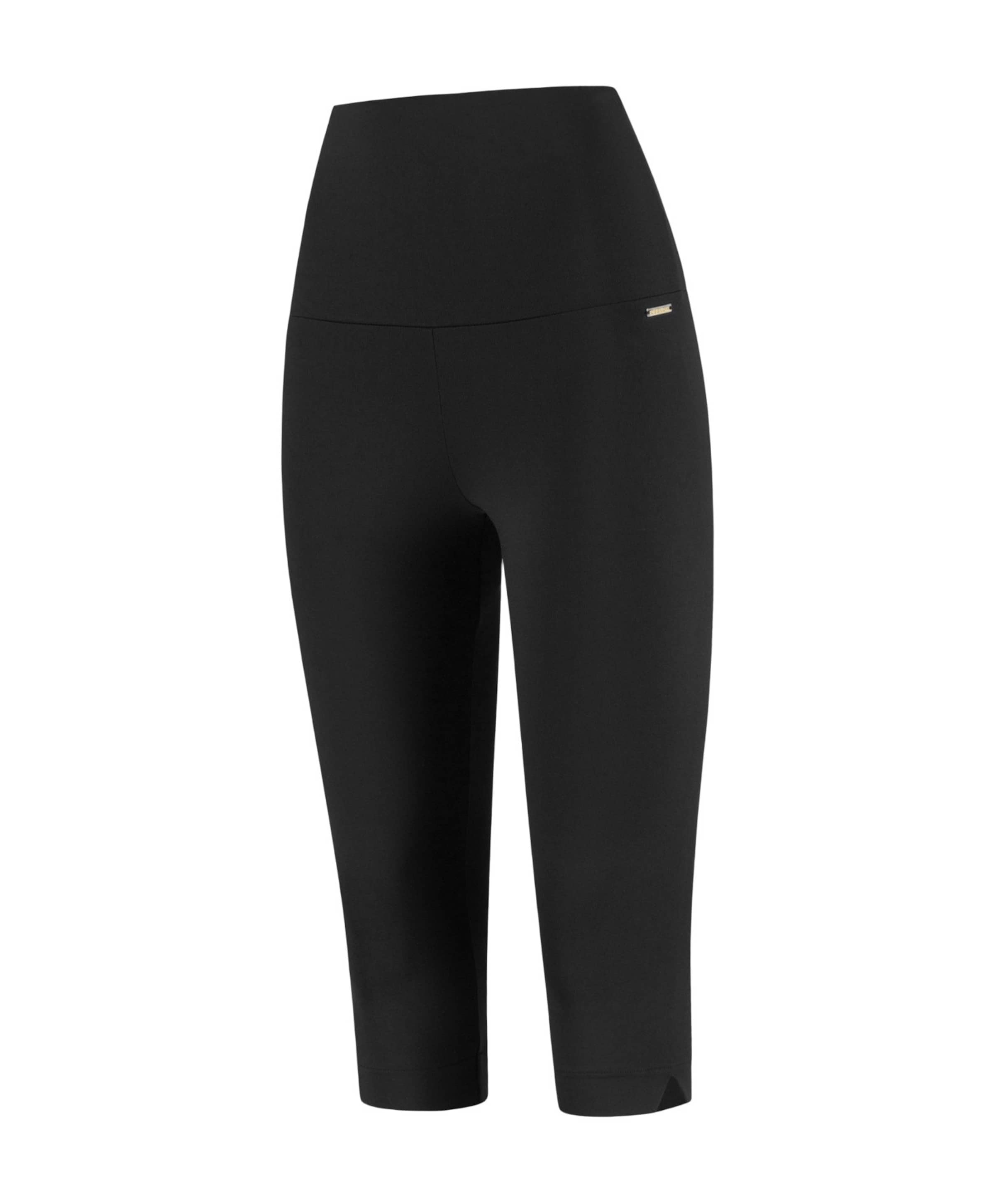 Capri Slit High Waist dames tights zwart