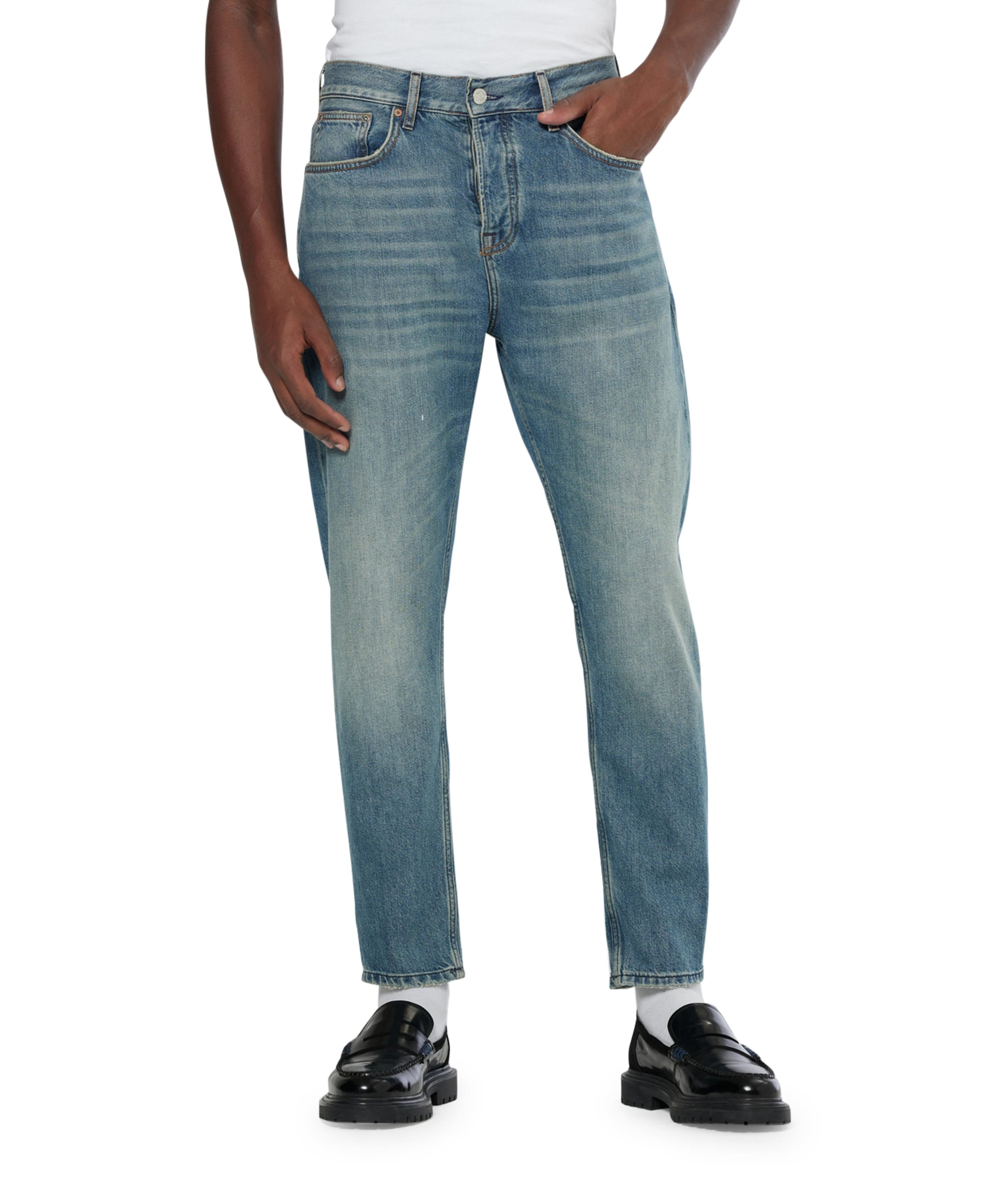 CORE Dean Loose Tapered jeans blauw