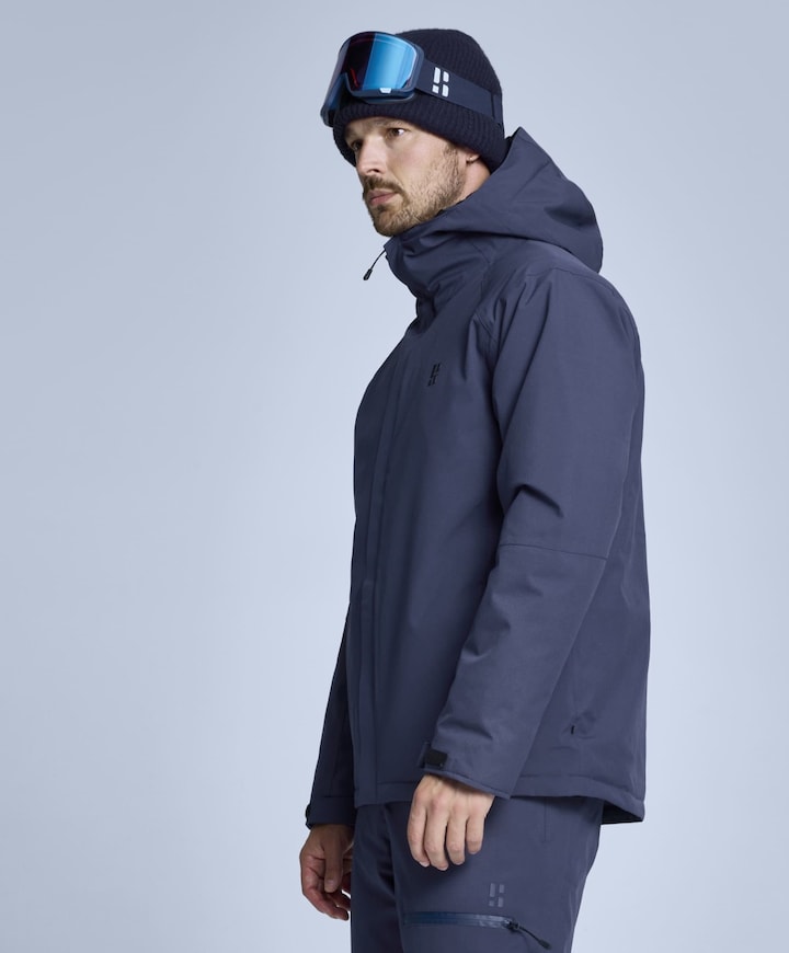 Heren ski-jas blauw