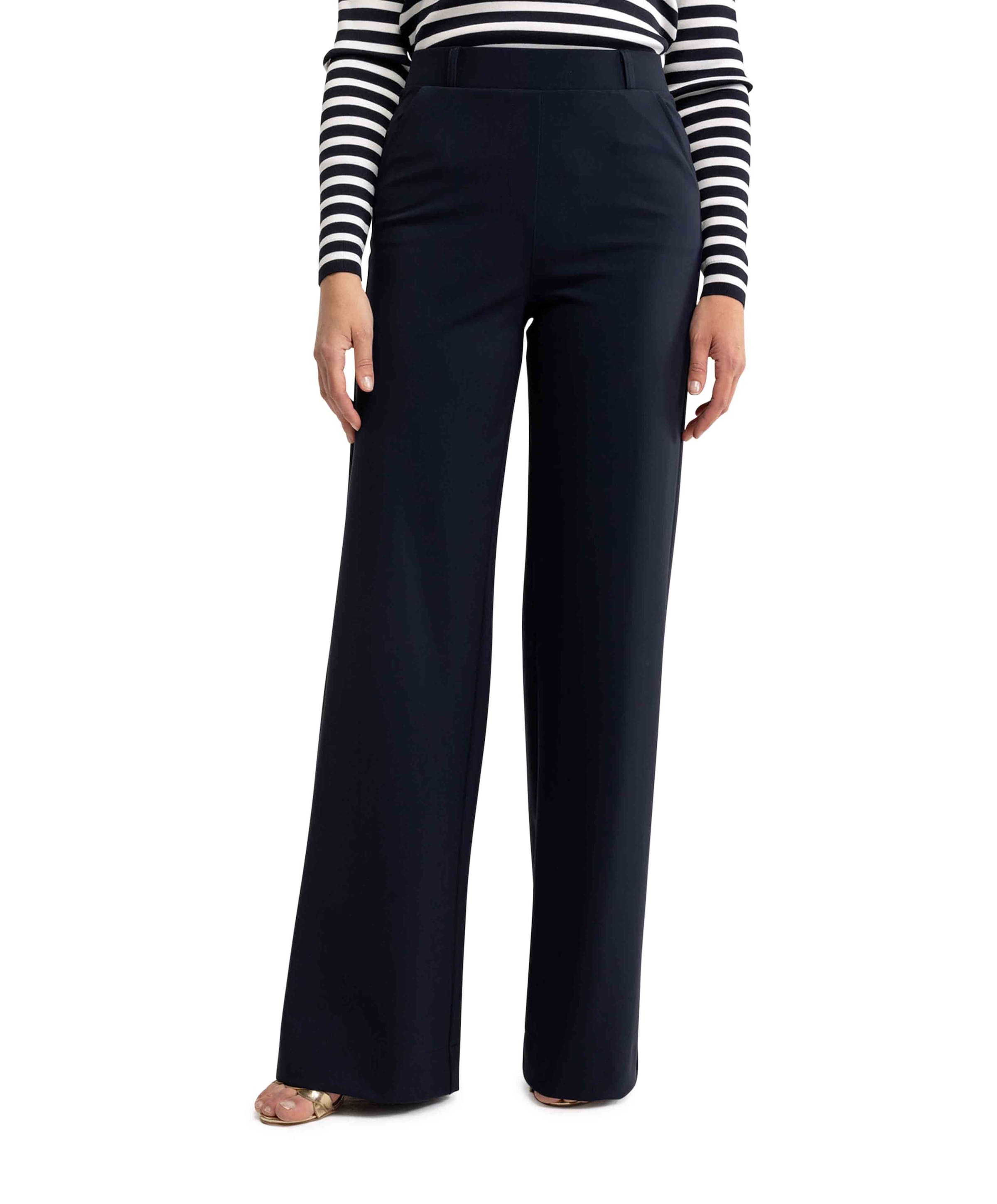 Lexie LONG bonded trousers blauw