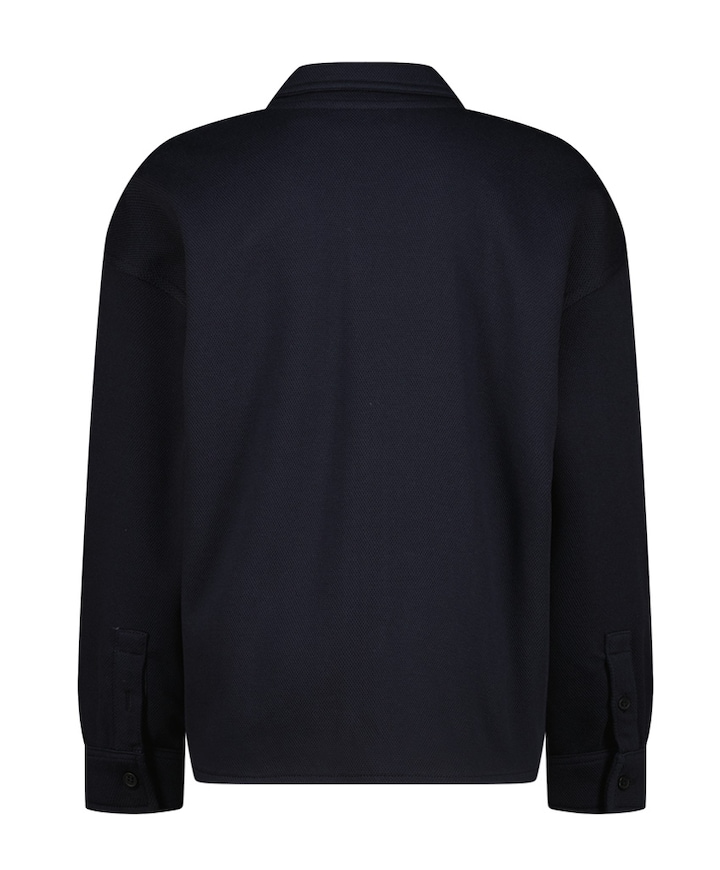 Jongens overhemd lange mouw blauw