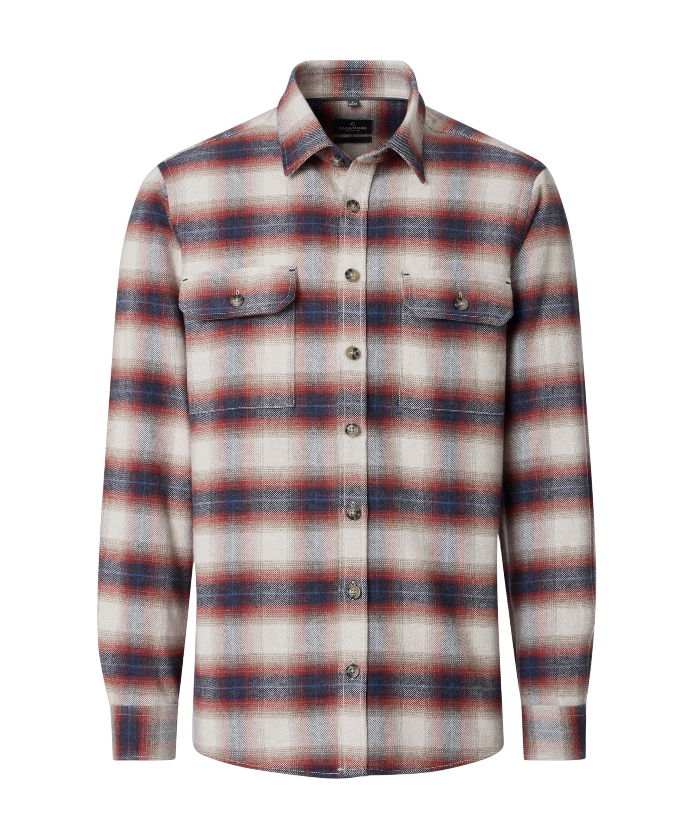 Heren overshirt rood