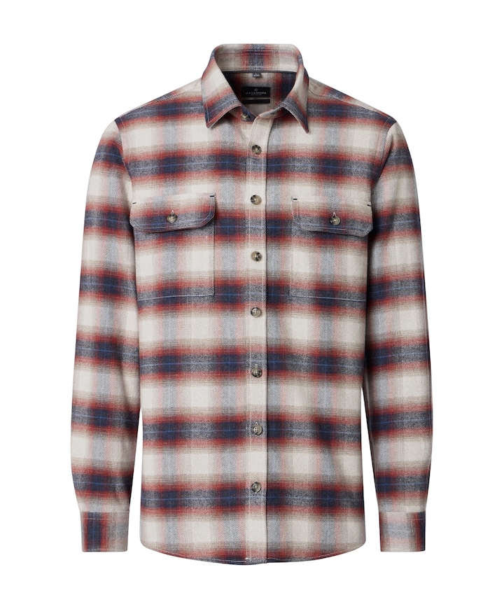 Heren overshirt rood