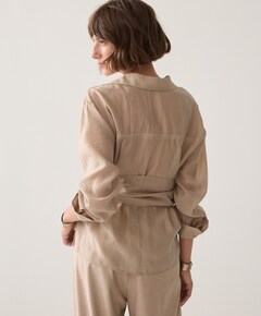 Dames blouse beige