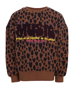 Meisjes sweater bruin