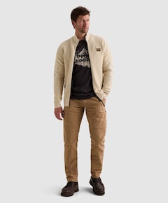 Heren vest ecru