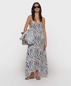 Dames jurk blauw