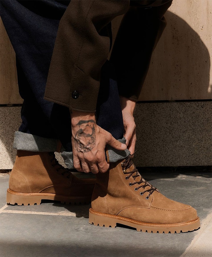 Ethan Harvey heren boots bruin