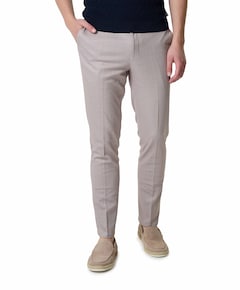 Trouser structure heren pantalon beige