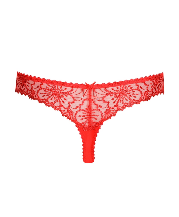 Dames string rood