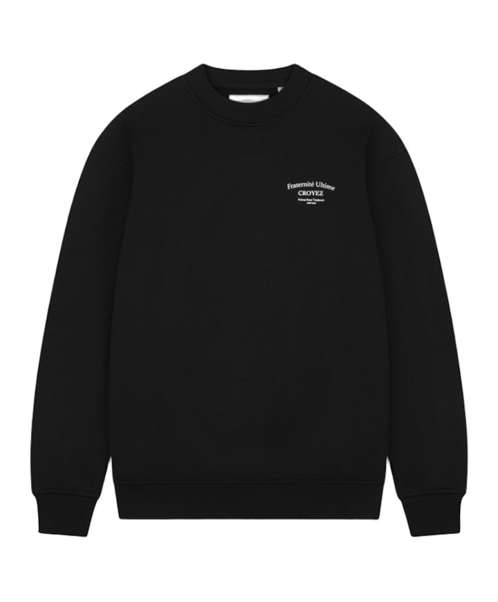 Heren sweater zwart