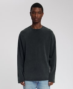 Heren longsleeve zwart