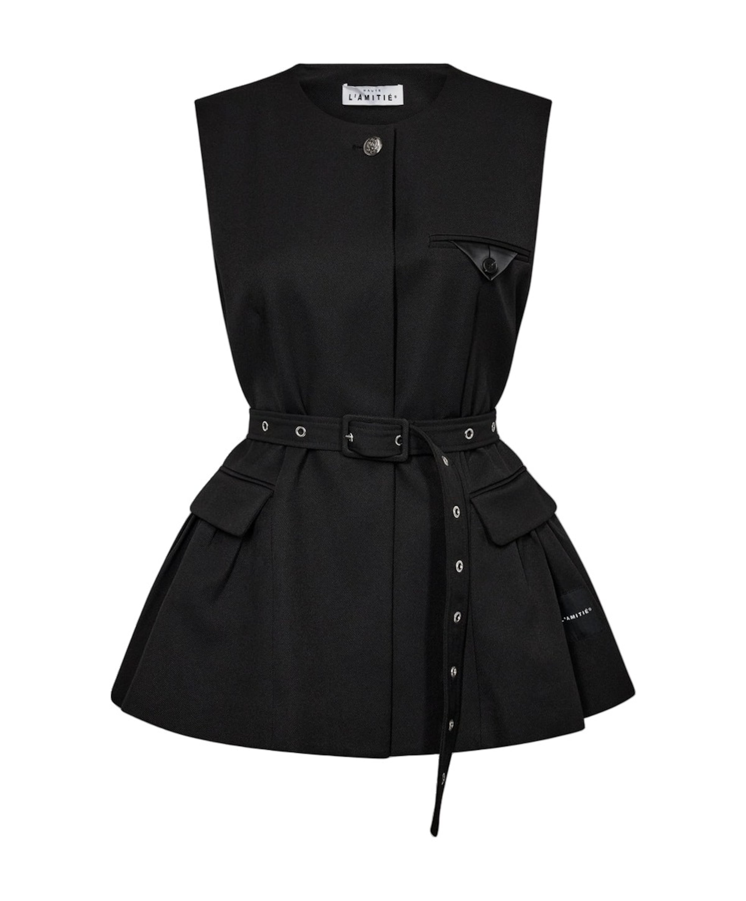 Dames gilet zwart