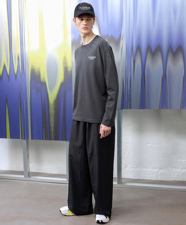 Heren longsleeve zwart