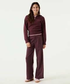 U262722 meisjes broek bordeaux