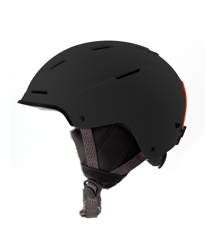 Skihelm uniseks zwart