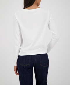 Dames longsleeve ecru