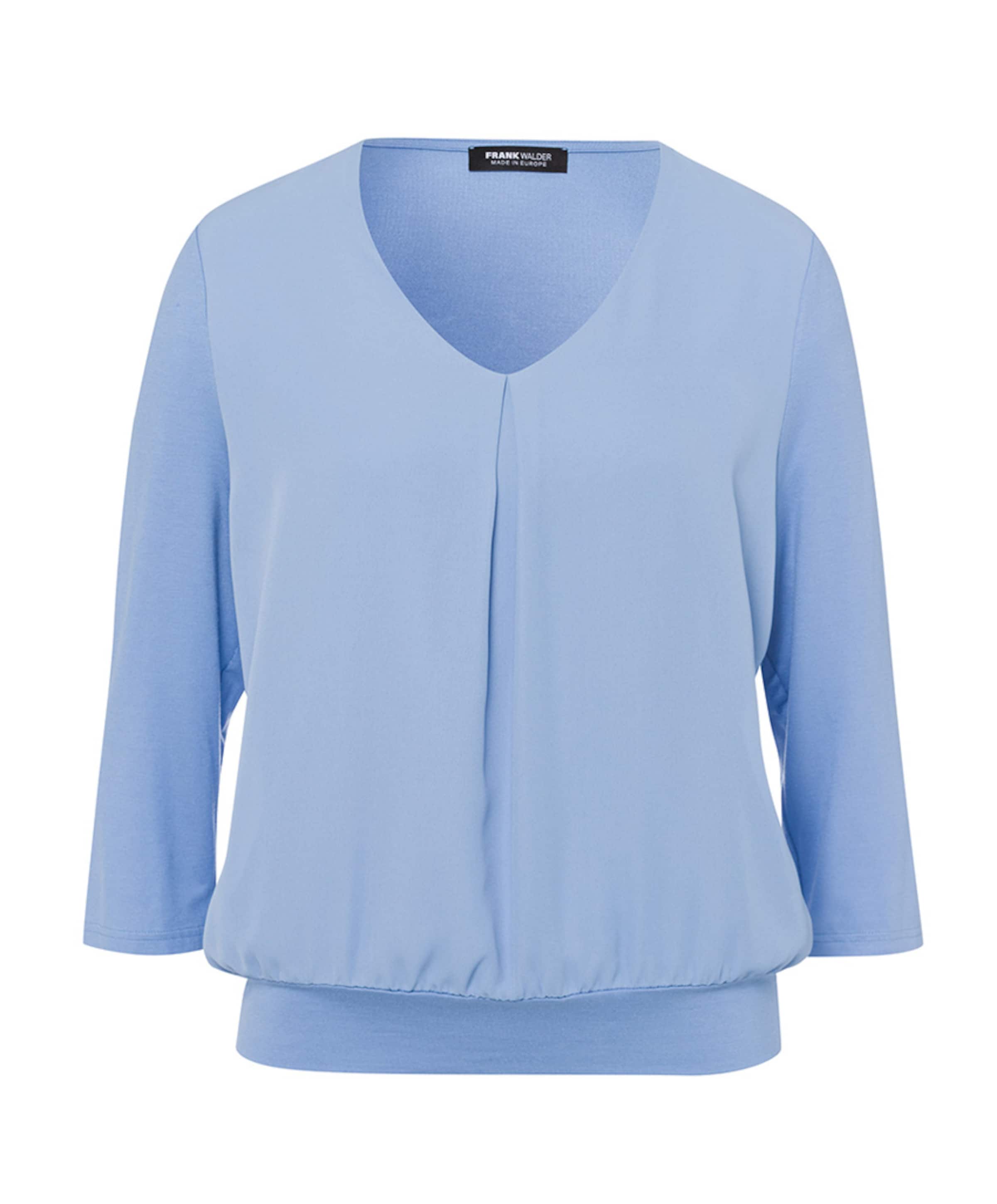 Dames longsleeve blauw