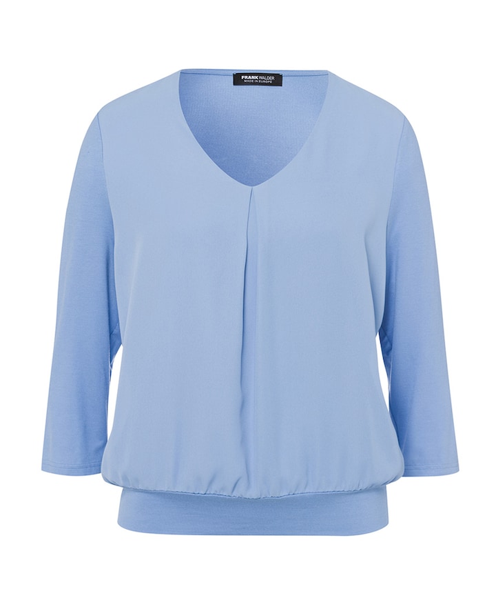 Dames longsleeve blauw