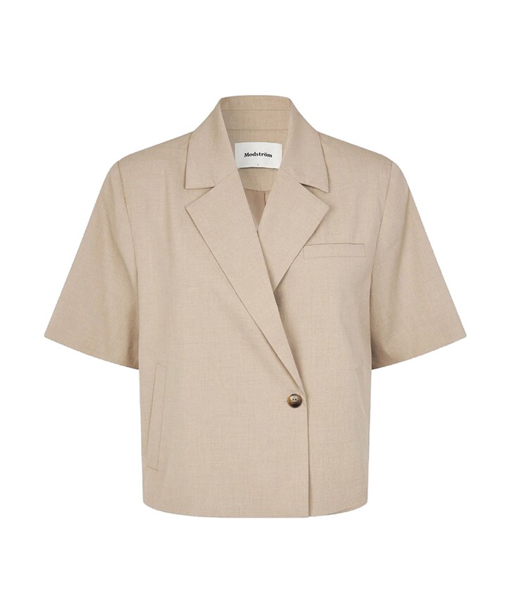 Dames blazer beige