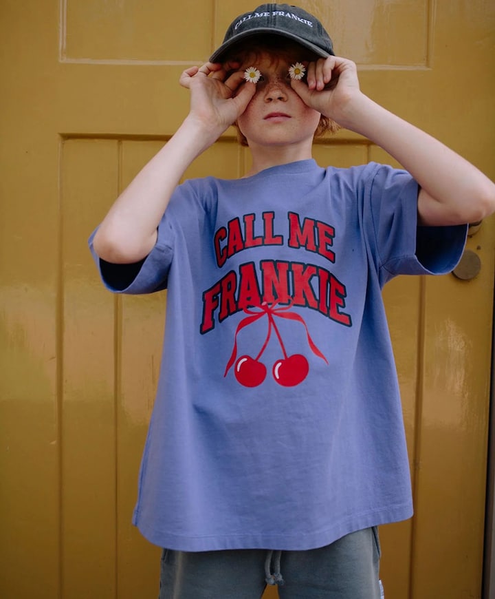 Meisjes t-shirt paars