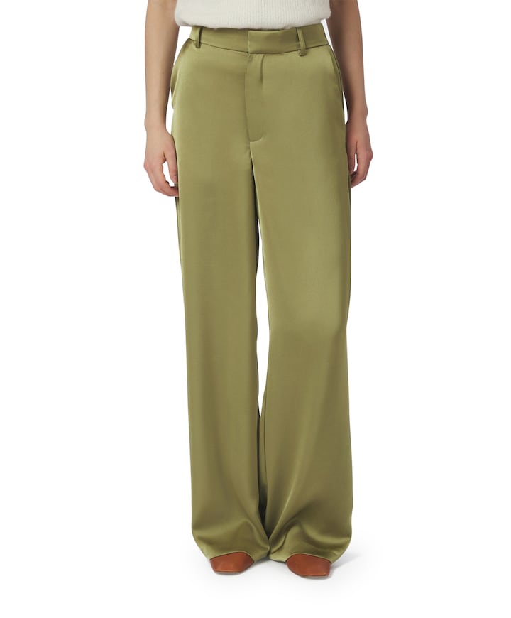 Emmett Heavy Sateen Pants dames broek groen