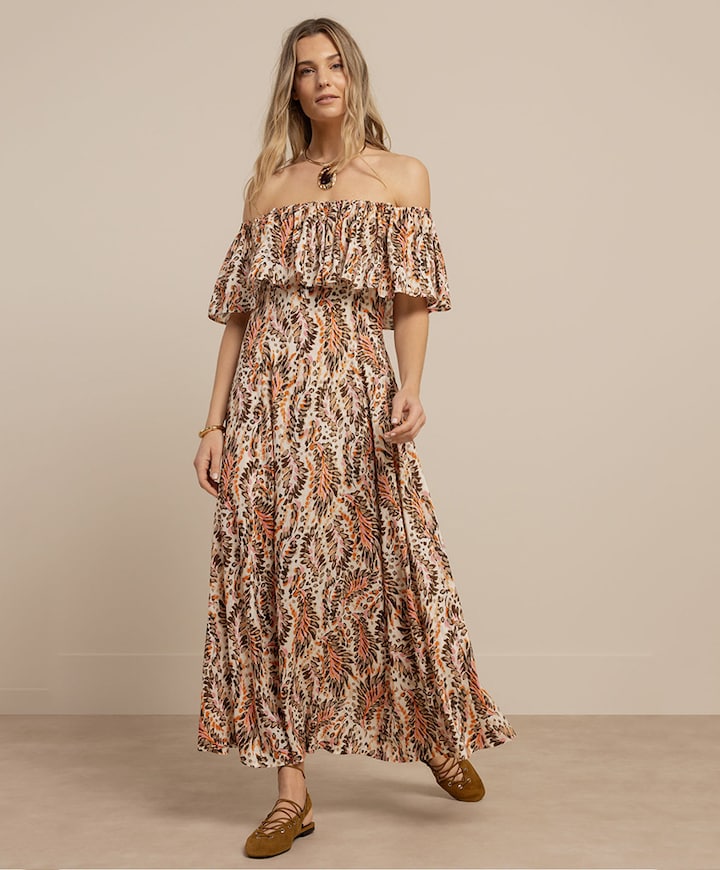 Dames jurk multicolor