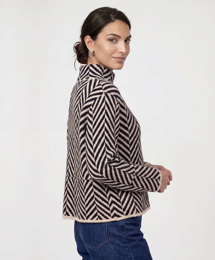 Dames trui blauw