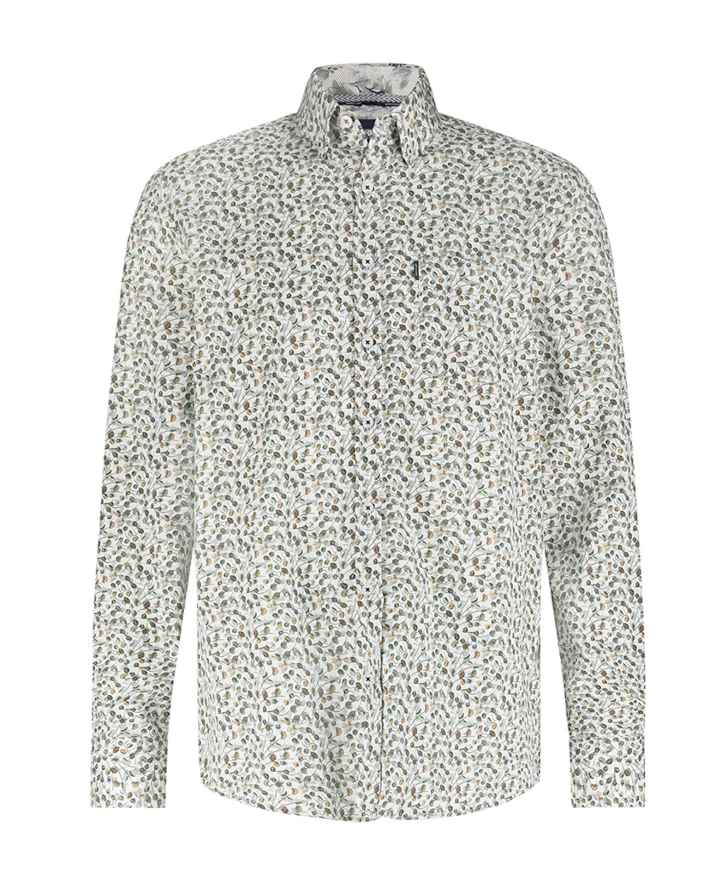 Overhemd lange mouw groen