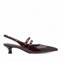 dames slingbacks bordeaux