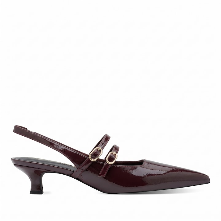 dames slingbacks bordeaux