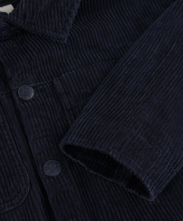 Jongens overhemd lange mouw blauw