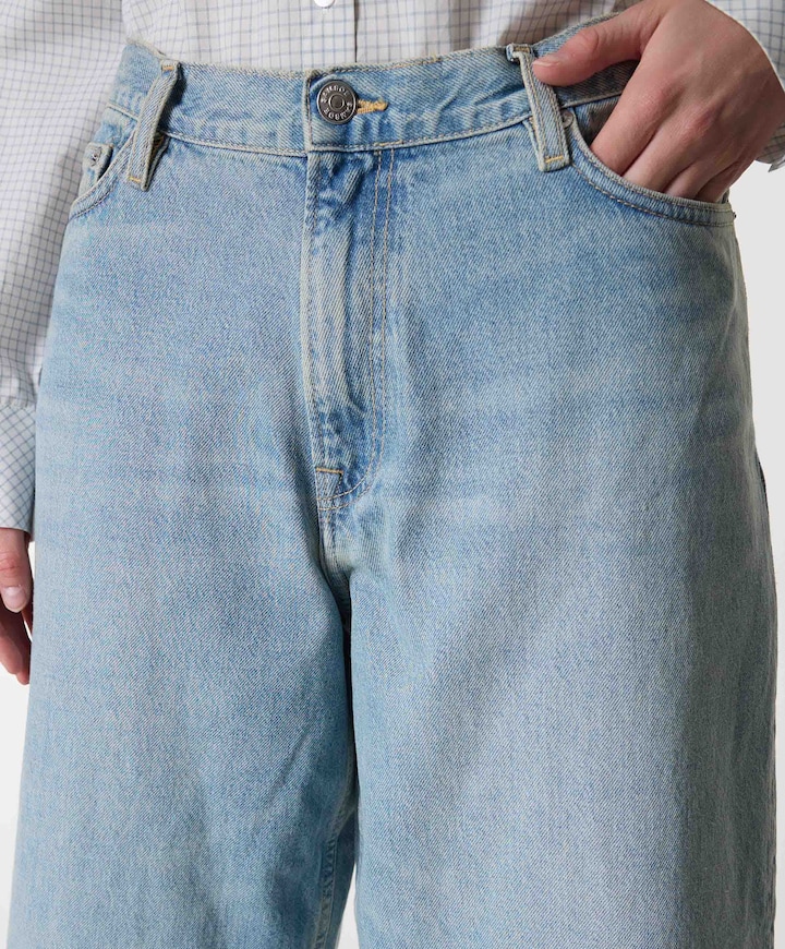 Saharper culotte 15769 dames jeans blauw