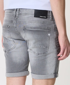The Steve Skinny Fit heren korte broek grijs