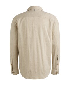 Overhemd lange mouw beige