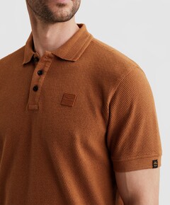 Heren polo oranje