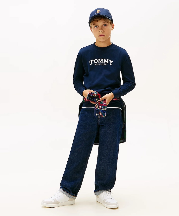 Jongens longsleeve blauw