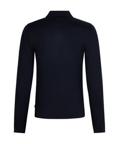 Heren trui met rits blauw